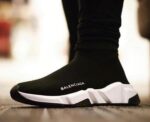 Balenciaga Çorap Siyah Unisex Günlük Replika Ayakkabı