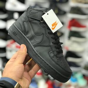 Nike AirForce Bilekli Siyah Unisex Replika Ayakkabı