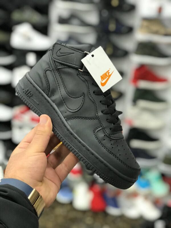 Nike AirForce Bilekli Siyah Unisex Replika Ayakkabı