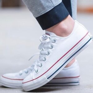 Converse Kısa Beyaz Unisex Günlük Spor Ayakkabı