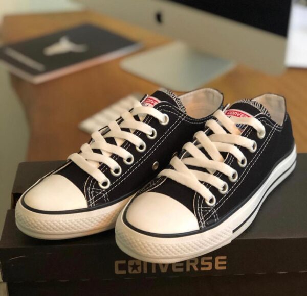 Converse Kısa Siyah Unisex Günlük Spor Ayakkabı