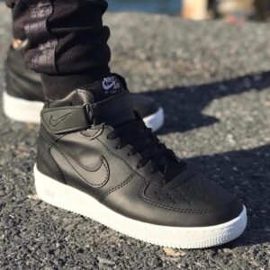 Nike AirForce Bilekli Siyah Beyaz Replika Ayakkabı