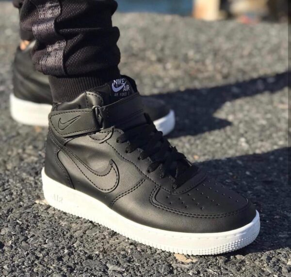 Nike AirForce Bilekli Siyah Beyaz Replika Ayakkabı