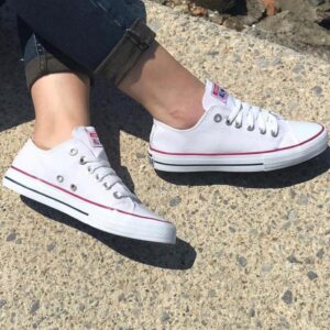 Converse Kısa Beyaz Unisex Günlük Spor Ayakkabı