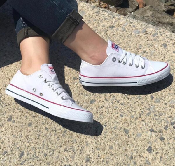 Converse Kısa Beyaz Unisex Günlük Spor Ayakkabı