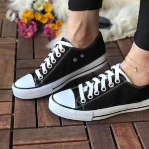 Converse Kısa Siyah Unisex Günlük Spor Ayakkabı