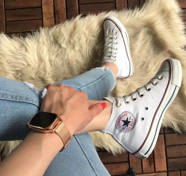 Converse Beyaz Bilekli Unisex Günlük Spor Ayakkabı