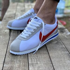 Nike Cortez Süet Beyaz Unisex Replika Ayakkabı