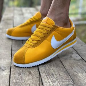 Nike Cortez Süet Sarı Unisex Replika Ayakkabı