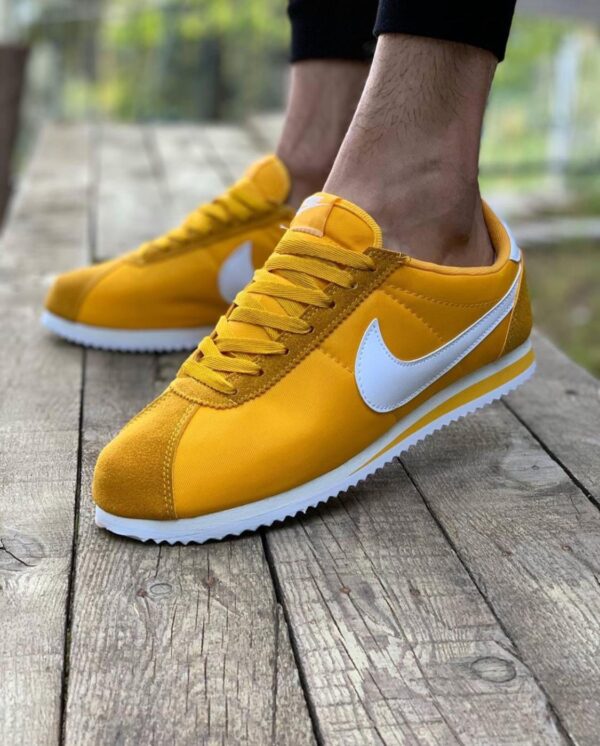 Nike Cortez Süet Sarı Unisex Replika Ayakkabı