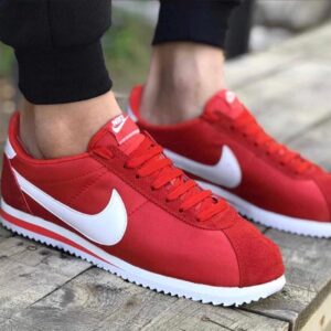 Nike Cortez Süet Kırmızı Unisex Replika Ayakkabı