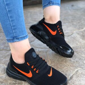 Nike Duralon Siyah Turuncu Unisex Replika Ayakkabı