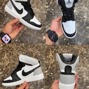 Nike Air Jordan Unisex Siyah Gri Replika Ayakkabı