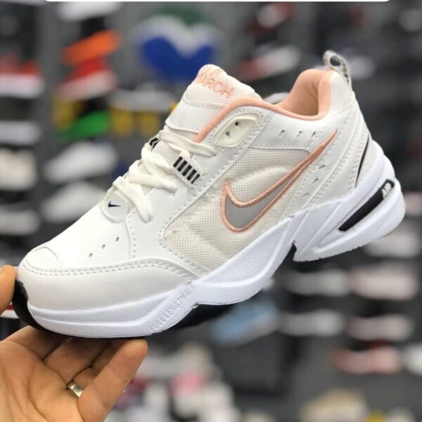 Nike Air Monarch Beyaz Pudra Bayan Replika Ayakkabı