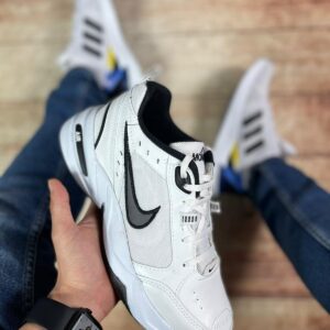 Nike Air Monarch Beyaz Siyah Unisex Replika Ayakkabı