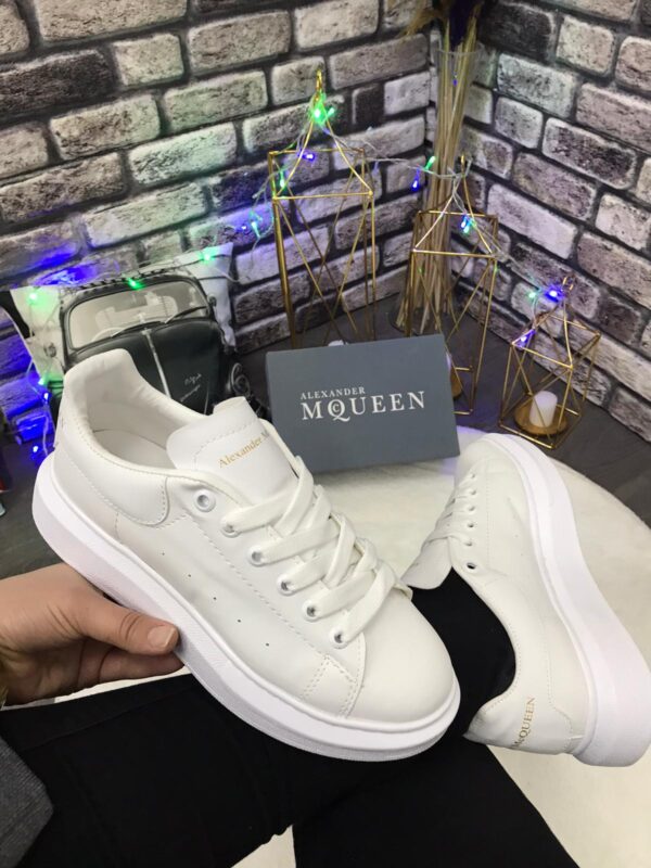 Alexander McQueen Beyaz Unisex Replika Ayakkabı