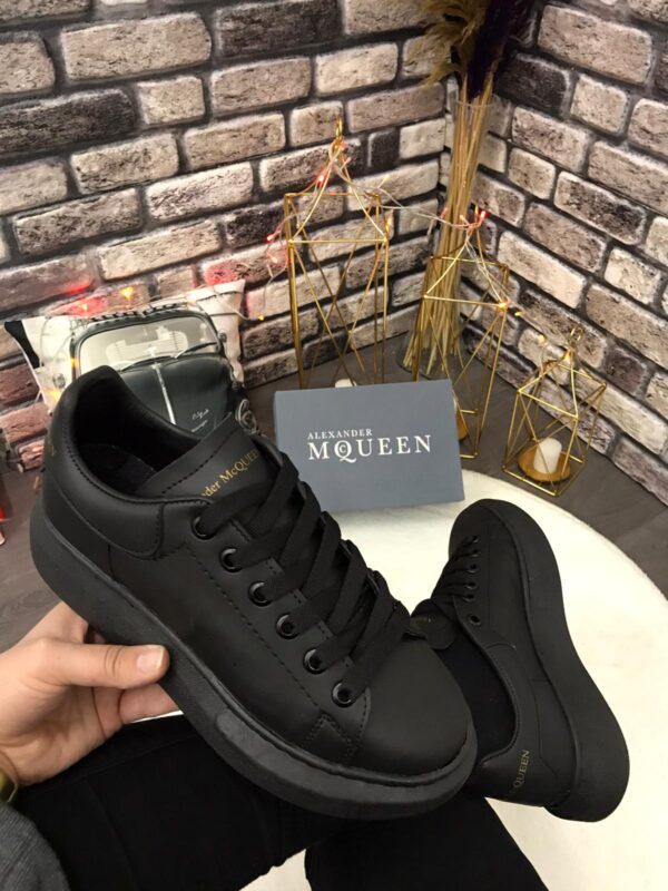 Alexander McQueen Siyah Unisex Replika Ayakkabı