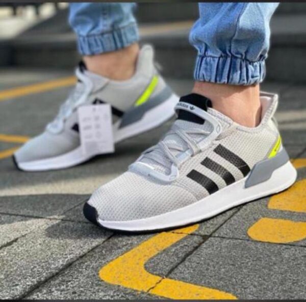 Adidas 100 Gri Siyah Erkek Replika Ayakkabı