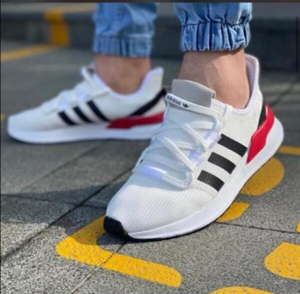 Adidas 100 Beyaz Siyah Erkek Replika Ayakkabı