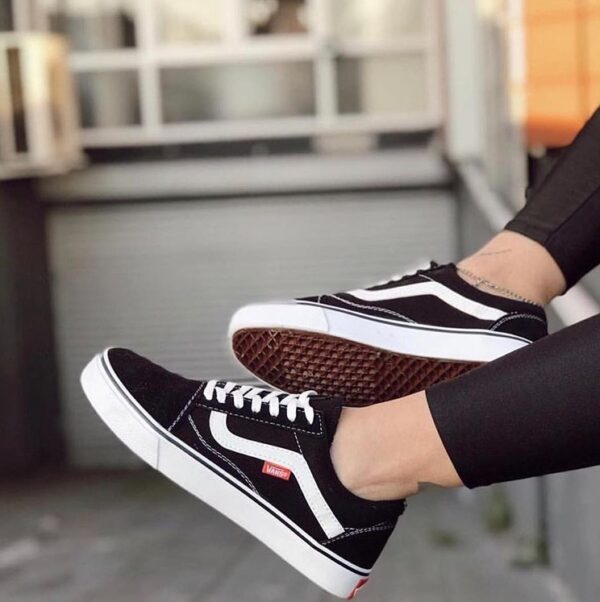 Vans Siyah Beyaz Replika Spor Ayakkabı