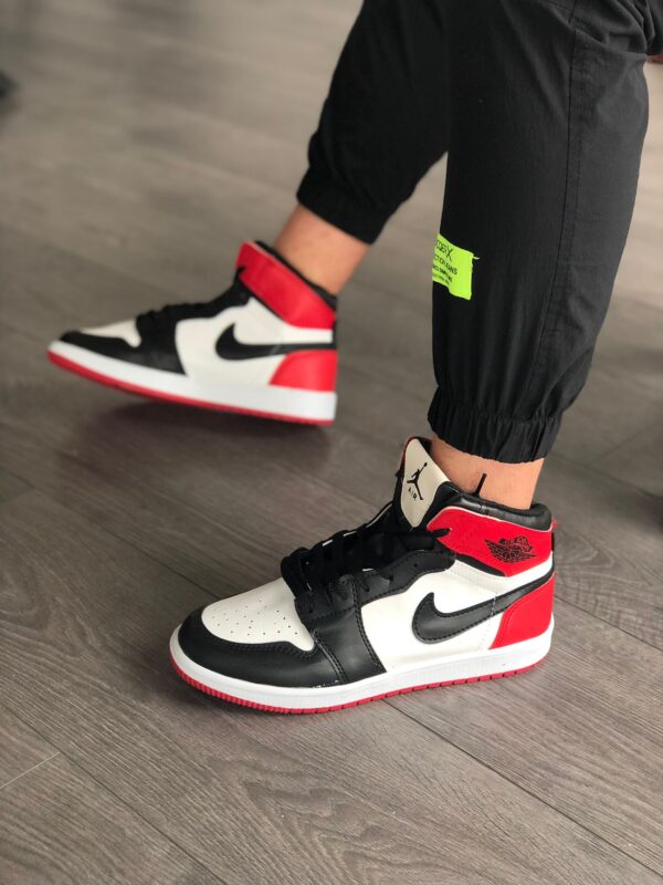 Nike Air Jordan Siyah Kırmızı Replika Spor Ayakkabı