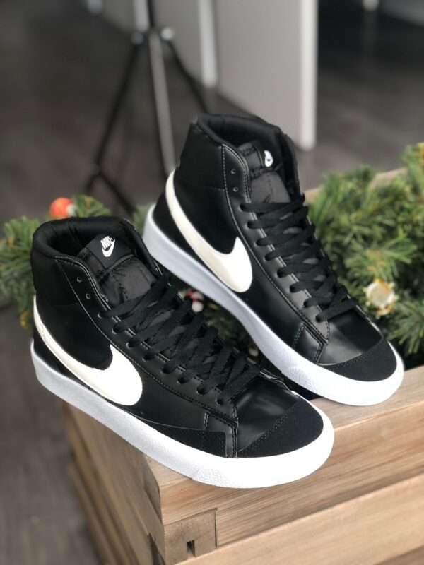 Nike Blazer Bilekli Siyah Beyaz Replika Spor Ayakkabı